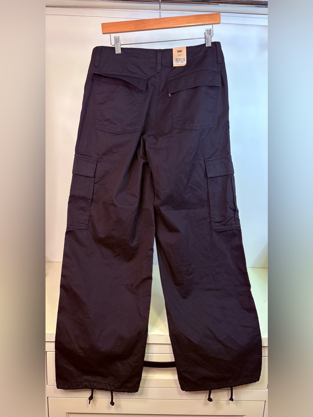 Levi's Black LEVI’S ‘94 Baggy Cargo - Black Sz 29 - Picture 3 of 6